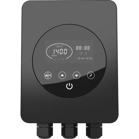 Variateur de vitesse pour pompe de piscine – Écran tactile – 35 vitesses de 1200 à 2900 tr/min – Économie d'énergie jusqu'à 80% – Aquagem