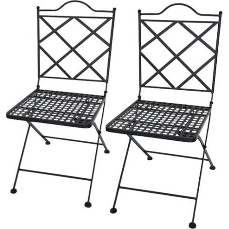 Set 2 faltbare Stühle Taormina 90 x 41,5 cm