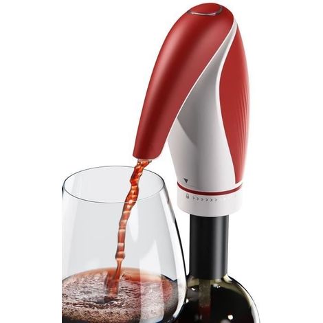 Aérateur de Vin Électrique Bec Verseur Vin Rechargeable 3-en-1 Décanteur de Vin Forme de Pingouin Cadeaux pour Les Amateurs de (1/4)