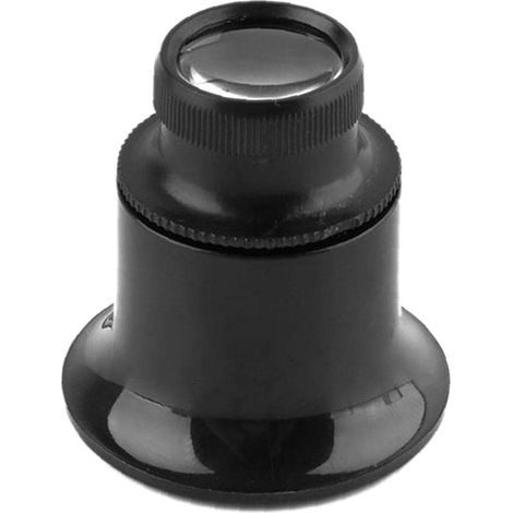 Lunettes De Loupe, 20x Grossissement Horlogerie Outil Loupe Loupe Loupe Ensemble pour Regarder Bijouterie Réparation (1/5)