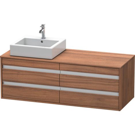 Duravit Ketho Módulo mural 6657, 4 cajones, 1400mm, para 1 lavabo (1/3)