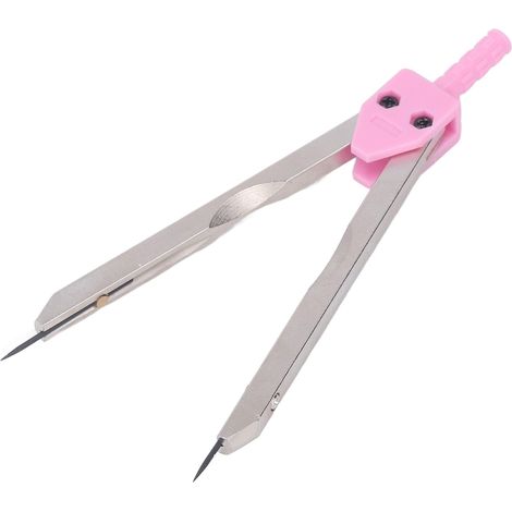 Compas de mesure EKG en acier inoxydable, règle 0-6 cm, outil de traçage pour infirmiers, diviseur de précision, rose (1/5)