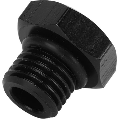 Adattatore per connettore veicolo, maschio esagonale in acciaio, 4000 PSI, nero.