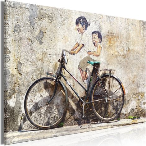 Tableau Insouciant (1 Partie) Large - 90 x 60 cm (1/4)