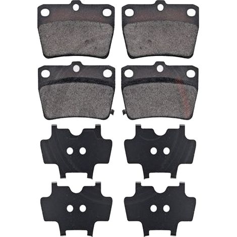 KIT PASTIGLIE FRENO POSTERIORI compatibile con TOYOTA RAV 4 II (A2) / PASTIGLIE FRENANTI AUTO OEM P 83 057, / SOSTITUZIONE DIRETTA / BASSA POLVERE / SILENZIOSO