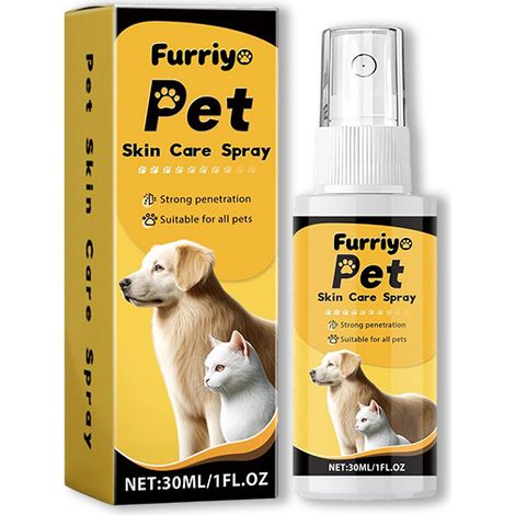 Furriyo Tierhautpflegespray – Beruhigt und lindert Trockenheit mit einer sanften Formel (1/5)