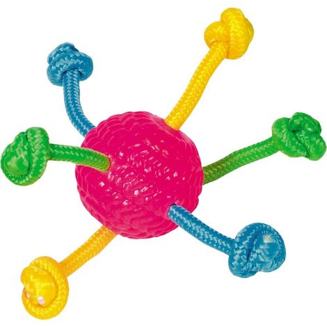 Nobby TPR Ball mit Spielseilen Ø 8 cm Ball (1/3)