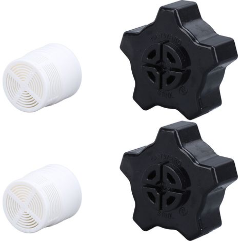 Ensemble de 2 bouchons de vidange, joints et grilles de rechange pour filtre à sable de piscine SX180LA Pro (1/5)