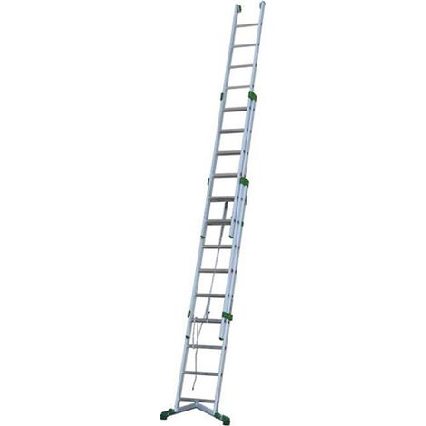 Scala a sfilo - Altezza max di lavoro : 8.20 metri -3 tronchi scorrevoli - P320-3F