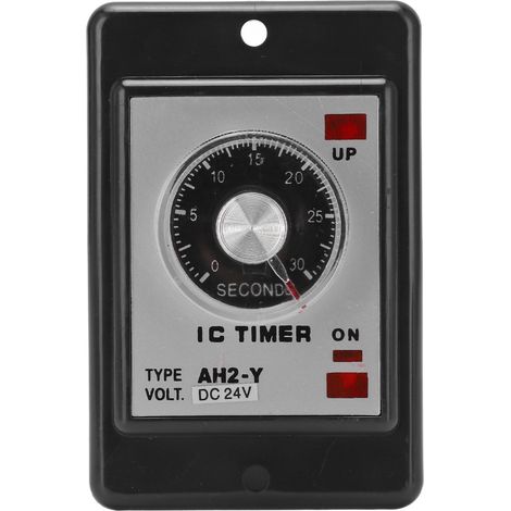 Relais Temporisateur AH2‑Y 30S 8 Broches, Minuterie pour Automatisation CNC, Machine‑Outil 24VDC (1/5)