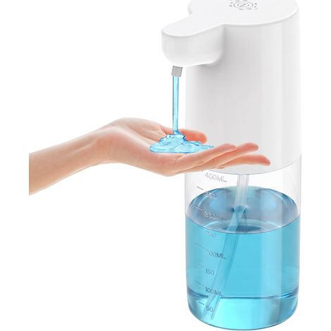 Distributeur Savon Automatique 400ml, Mural, Electrique, Infrarouge, Sans Contact, 0,15s, Bain (1/5)