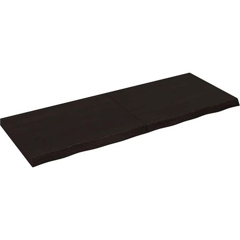 Maison Exclusive - Waschtischplatte Dunkelbraun 160x60x(2-6)cm Ma