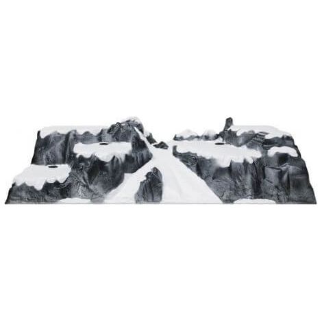 Skipisten-Landschaftsgemälde 120x40cm (1/4)