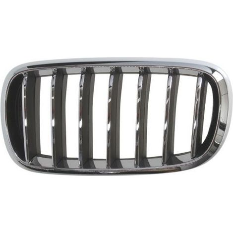 Grille de calandre avant gauche chrome/chrome/noire BMW X5 3 F15 2013-2019