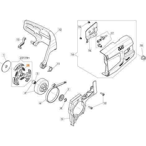 Muelle ORIGINAL OLEOMAC para motosierra GST 360 50270222BR