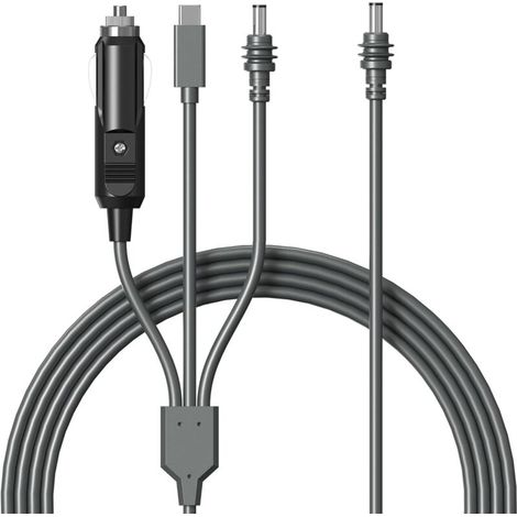 Câble mini Starlink 3 en 1 5 m USB-C haute vitesse, chargeur de voiture, câble de remplacement CC vers CC pour mini-batterie externe Starlink, rallonge d'alimentation étanche.