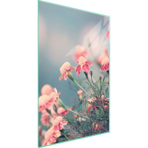 TAGLIERE IN VETRO 35x52 Fiore (1/5)