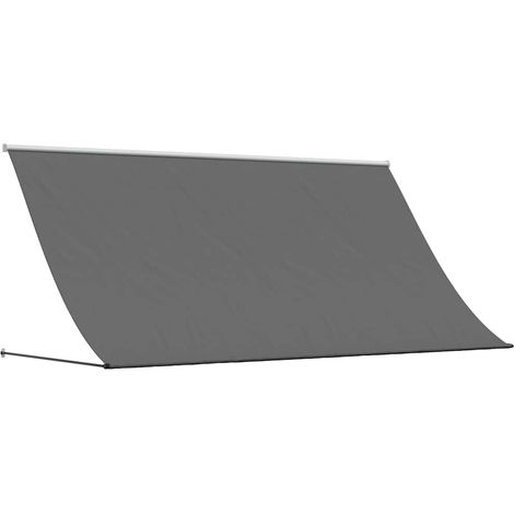 Maison Exclusive - Markise Einziehbar Anthrazit 300x150 cm Stoff