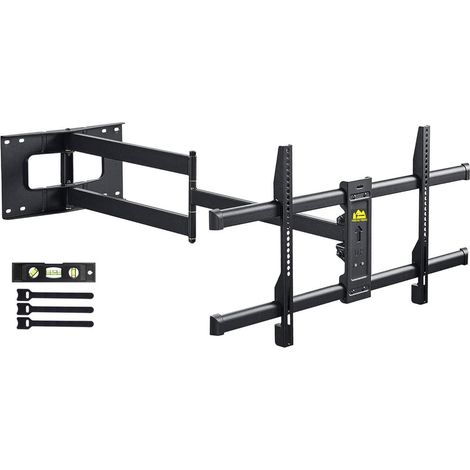 Support mural TV orientable et inclinable pour écrans 42-86 pouces, bras long 109cm, VESA 800x400mm (1/5)