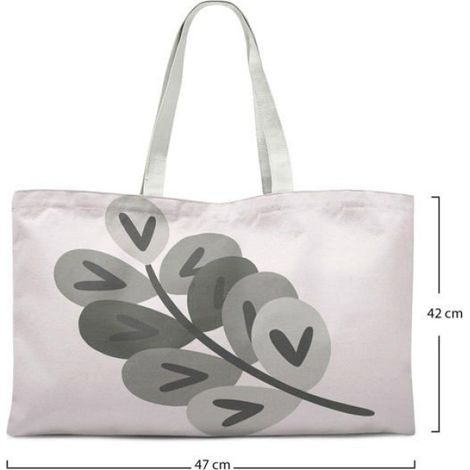Sac Shopping - Coton Réutilisable - 47 x 42 cm - Anses Longues - Noir - 1 Pièce (1/4)