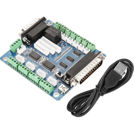 MACH3 Interface 5-Achsen-CNC-Schrittmotortreiber-Controller-Breakout-Board (1/5)