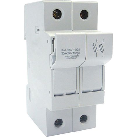 Portafusibili Sezionabile MAXGE 10x38mm 500V Max. 32A 1P