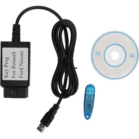 Programmateur de clés de voiture 4 en 1 avec dongle USB haute performance pour Ford sous Windows XP (1/4)