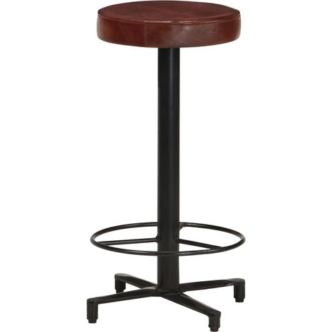 Maison Exclusive - Sgabelli da Bar 2 pz 66 cm in Vera Pelle