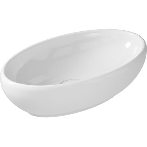 Lavabo da appoggio ergo 60 x 36 x h.16 cm bianco