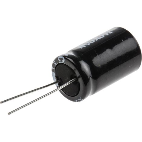 Condensateur RS PRO 470µF, 100V c.c.