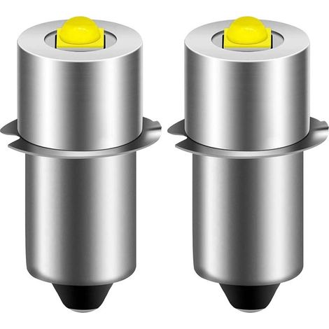 Lot de 2 lampes torches LED P13.5S - Haute performance - 6-24 V - P13.5S - Blanche (1/5)