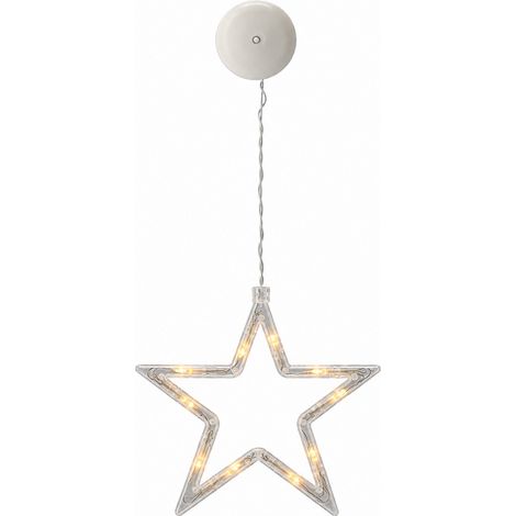Aga Hängende Weihnachts-LED-Dekoration für das Fenster Stern (1/5)