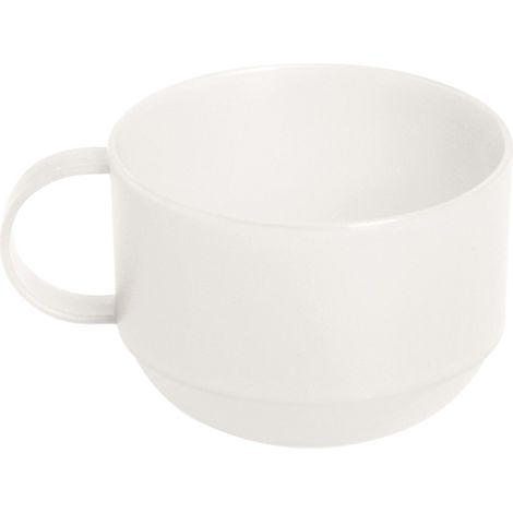 Tasse Jumbo 0.50 L, Plastique, Blanc, 11 x 11 x 8 cm