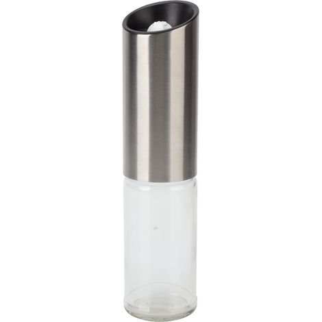 Moulin à poivre électrique portable en acier inoxydable, chargement USB 2 h, réglage de la mouture, moulin à poivre automatique (1/5)