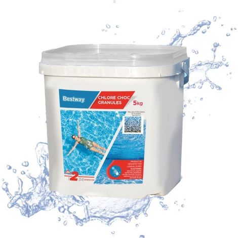 Bestway Chlore Choc - Granules Seau De 5 Kg (1/5)