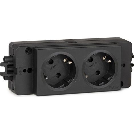 presa schuko multipla fami 2 scomparti (1/4)