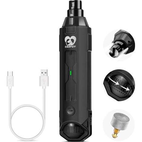 Ponceuse à Griffes pour Chiens à 6 Vitesses, Super silencieuse, Rechargeable, électrique pour Chiens de Grande, Moyenne et Petite Taille (1/5)