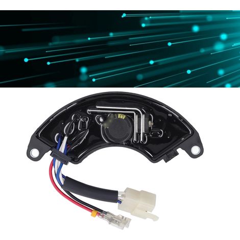 AVR8-1N3B Générateur 8KW AVR régulateur de tension automatique monophasé 6 fils 250V / 470UF stabilisateur pour groupes électrogènes de 3 à 8 kW. (1/5)