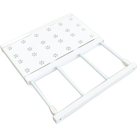Étagère de Tension Ajustable Économiseur d'Espace Organisateur Extensible Séparateur pour Placard Armoire à Chaussures Longueur 30-40cm/11,8-15,7po (1/5)