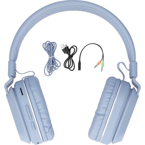 Casque sans Fil Bluetooth avec Micro pour Femmes - Écouteurs pour Téléphone, Ordinateur et Jeux (1/5)