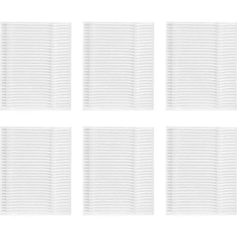 Lot de 6 filtres HEPA de rechange pour aspirateur robot L50/L60