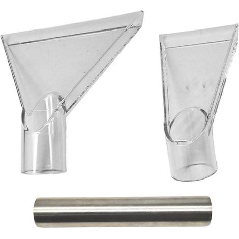 Set aus 3 Teilen für Teppichreiniger mit Schwenkkopf, 38 mm transparenter Saugdüse, kompatibel mit Nass- und Trockensaugern. (1/5)
