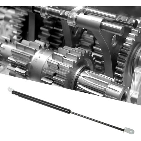 Hydraulische Gasfeder zum Anheben des Deckels, Achsabstand 500 mm, Hub 200 mm, Druck 100 N (einseitiger Anschluss) (1/5)