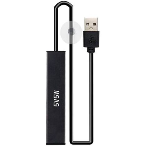 Tige chauffante USB pour petits aquariums - Thermostat de chauffage de température 5 W - Contrôleur réglable (1/4)