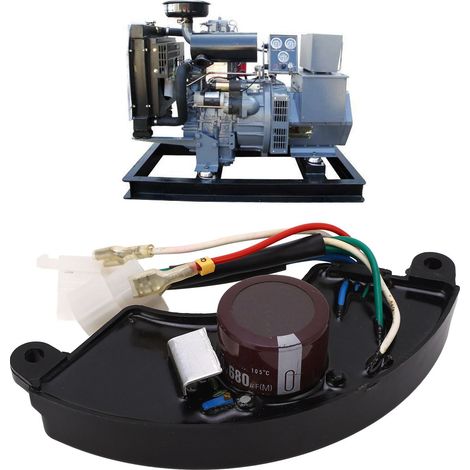 Accessoires pour groupe électrogène triphasé à essence AVR-7KW : régulateur de tension automatique et stabilisateur de tension (1/5)