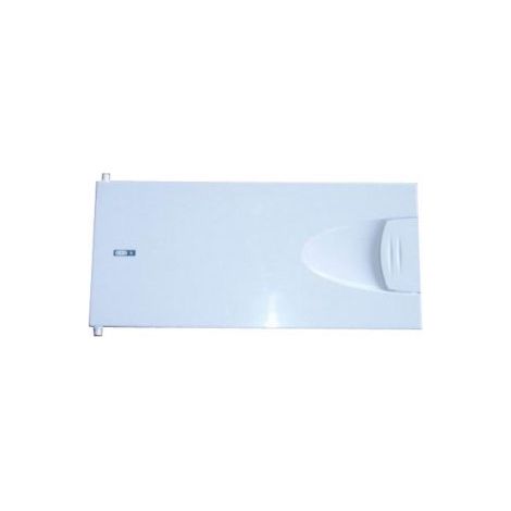 Beko – Portillon freezer pour réfrigérateur – Pièce détachée compatible – Couleur blanche – Hauteur 6,1 cm – Profondeur 44,3 cm – Matière plastique