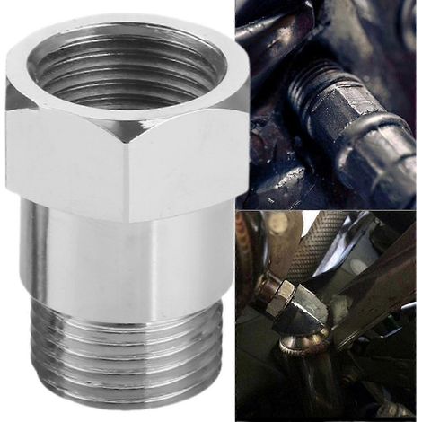 2 entretoises de sonde lambda filetées universelles M18 x 1,5 pour voyant moteur de voiture, adaptateur d'extension de sonde lambda pour véhicule Szkydv hwy (1/4)