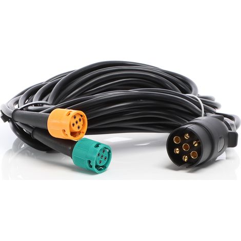 XPOtool Cable de remolque con 7 pines 5m enchufe para remolque luces traseras conector caravanas (1/5)