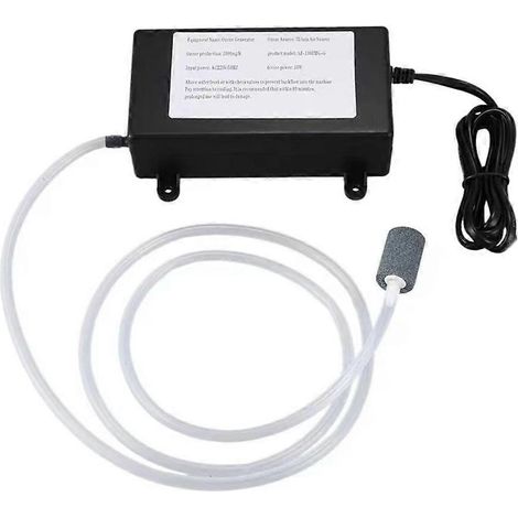Générateur d'ozone pour piscines d'eau froide, 1000 mg/h. Générateur d'ozone pour la purification de l'eau des piscines, bains à remous, spas et bassins d'eau froide (prise américaine) - JBMEDIA (1/4)