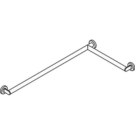 HEWI 900.35.16160 Poignée de douche DX, Ø 32 mm, droite, W1=947 mm (1/2)